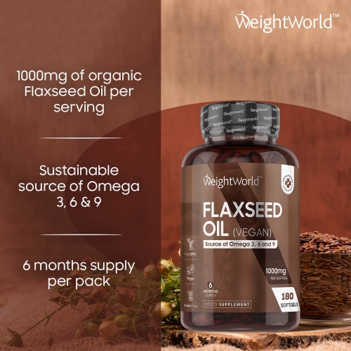 Flaxseed Oil Softgels 